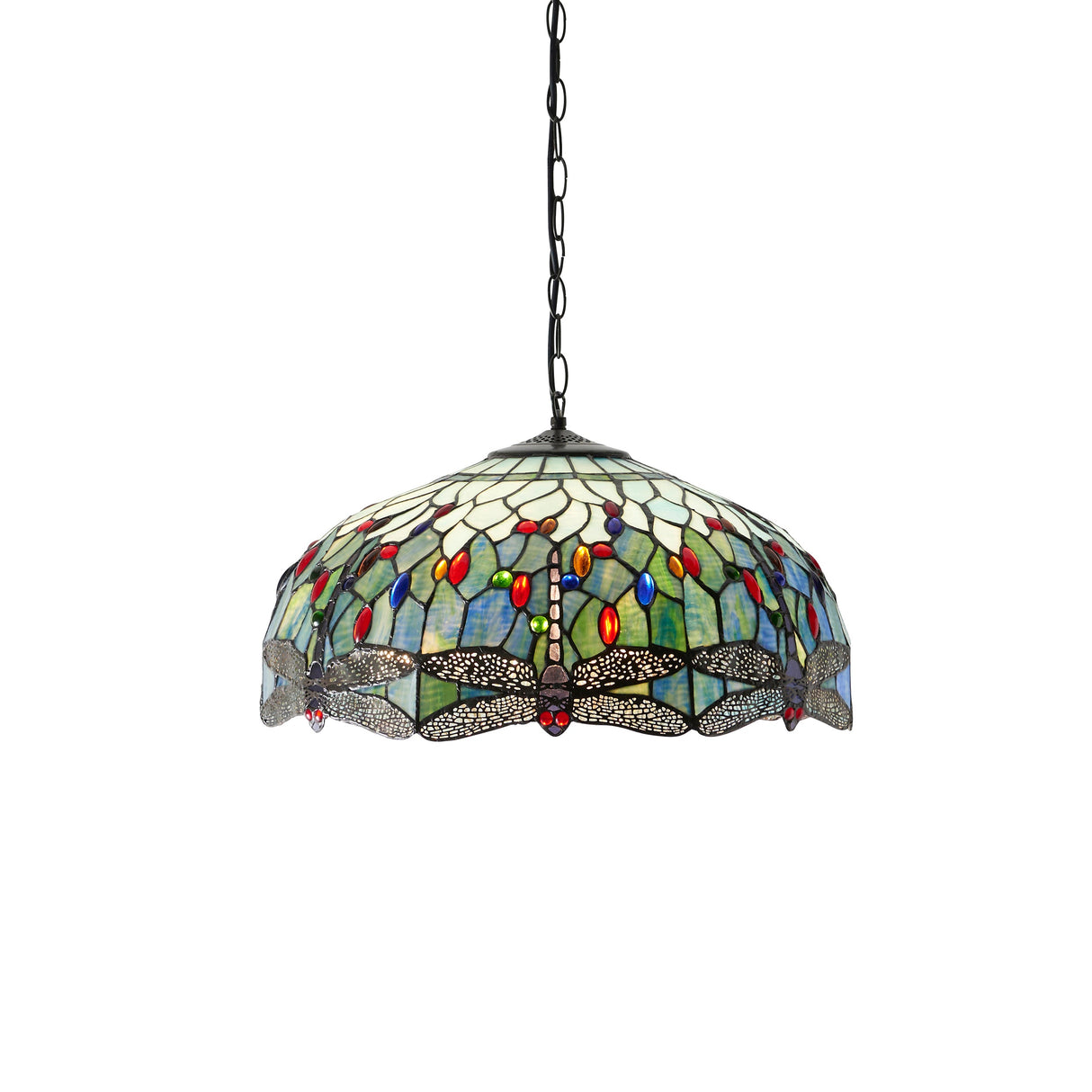 Tiffany Dragonfly Blue Large Pendant – from Amos Lighting + Home