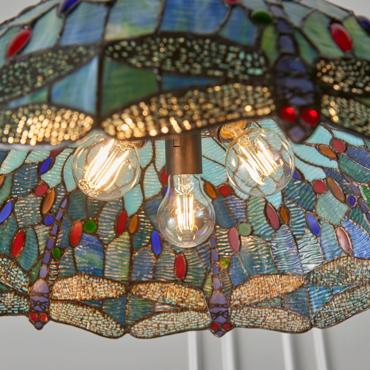 Tiffany Dragonfly Blue Large Pendant – from Amos Lighting + Home