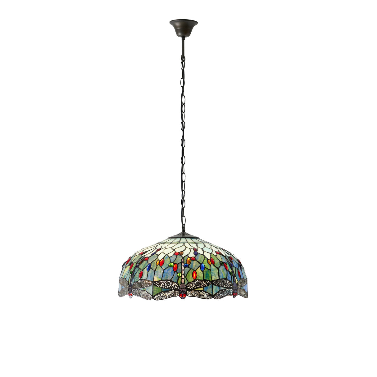 Tiffany Dragonfly Blue Large Pendant – from Amos Lighting + Home