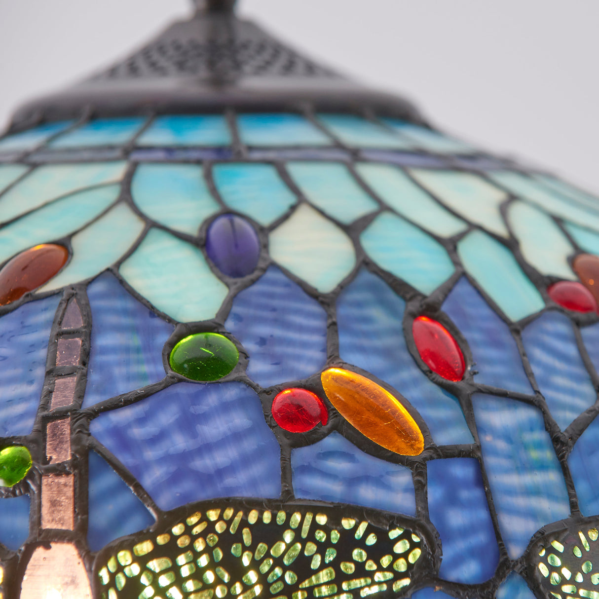 Tiffany Dragonfly Blue Medium Pendant – from Amos Lighting + Home