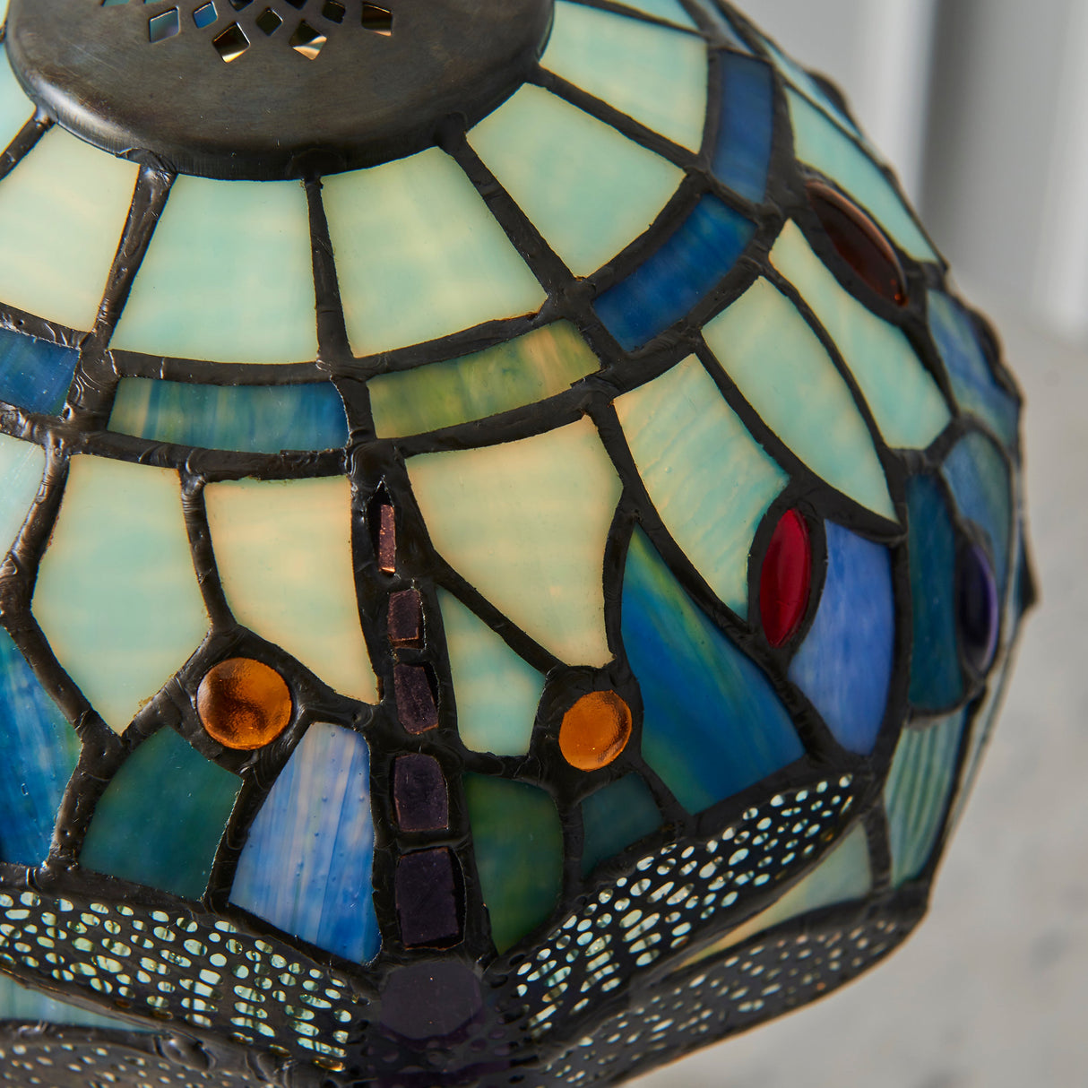 Tiffany Dragonfly Blue Mini Table Lamp – from Amos Lighting + Home