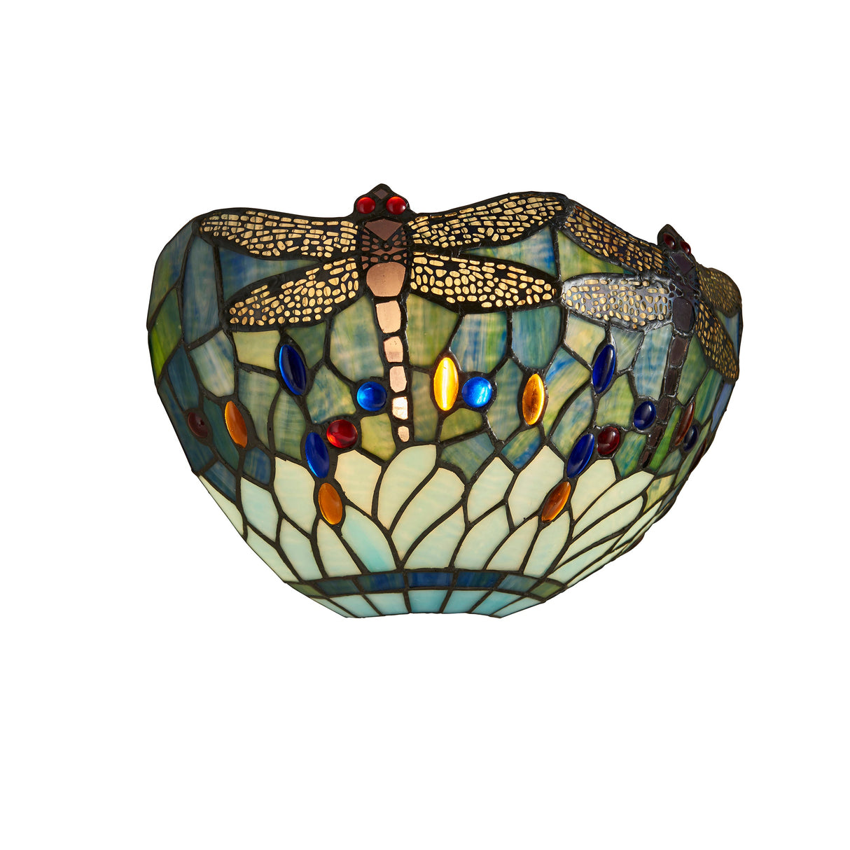 Tiffany Dragonfly Blue Wall Light – from Amos Lighting + Home