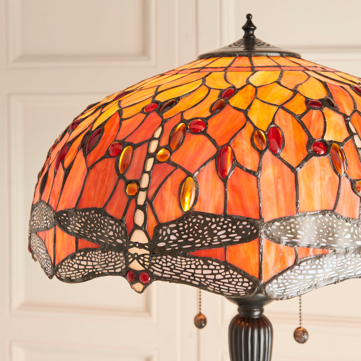 Tiffany Dragonfly Flame Floor Lamp – from Amos Lighting + Home