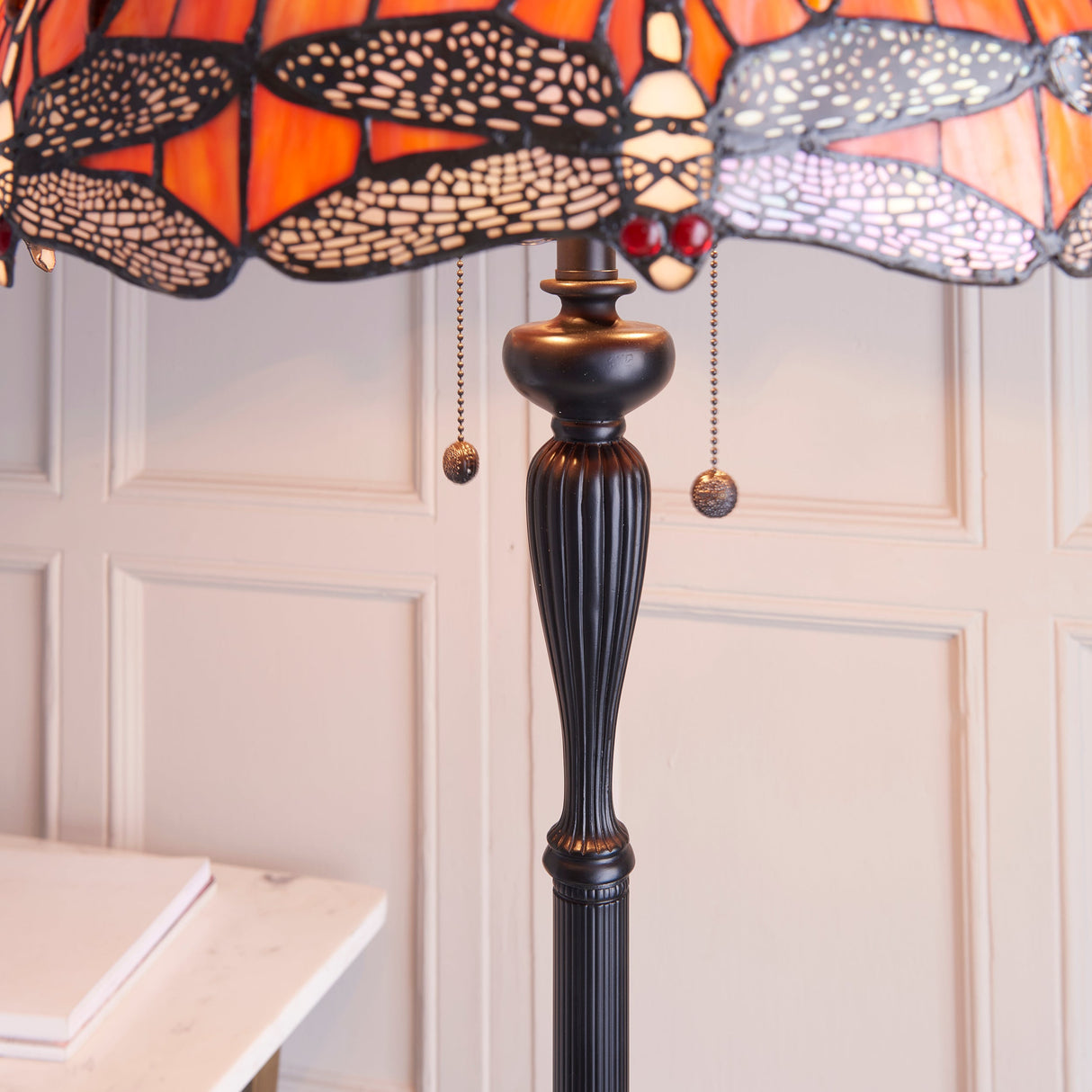 Tiffany Dragonfly Flame Floor Lamp – from Amos Lighting + Home