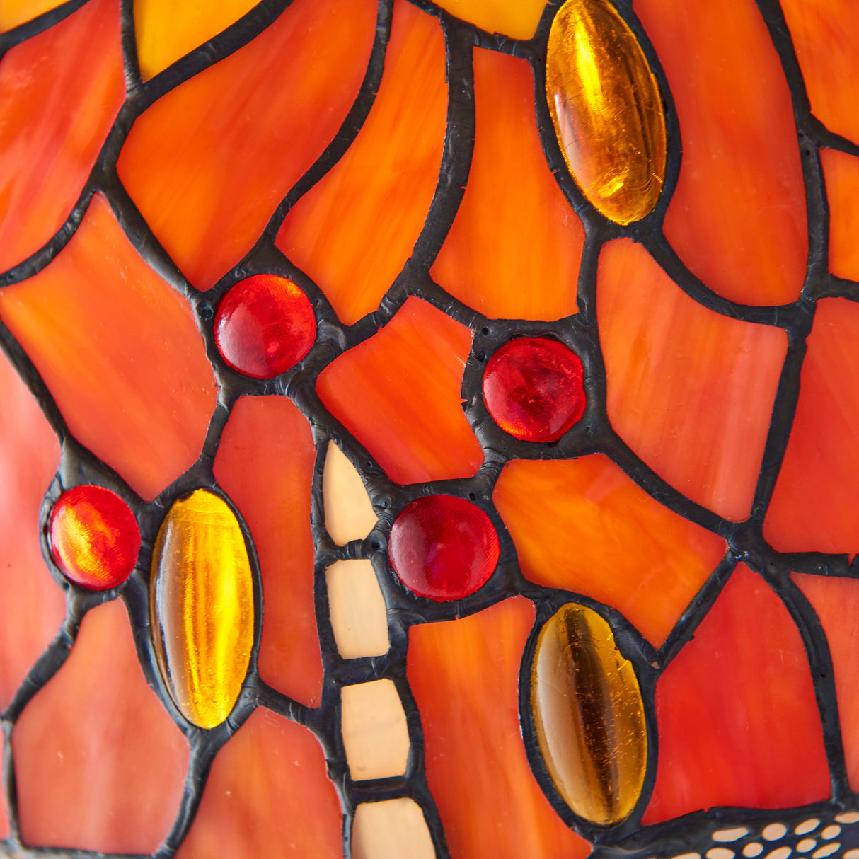 Tiffany Dragonfly Flame Small Table Lamp – from Amos Lighting + Home