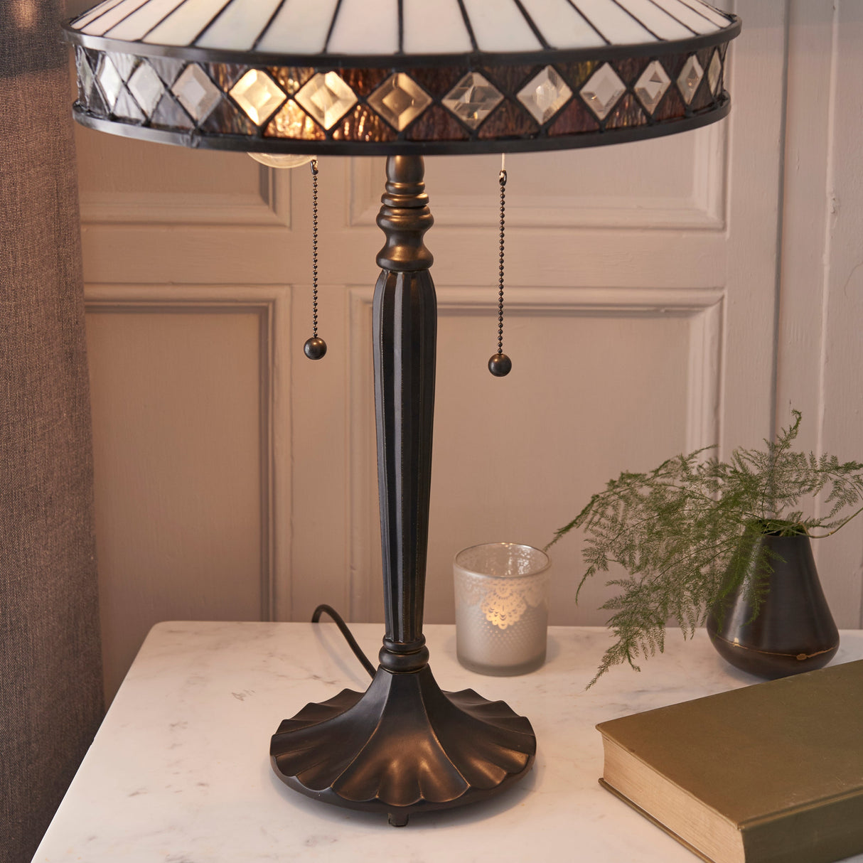 Tiffany Fargo Medium Table Lamp – from Amos Lighting + Home