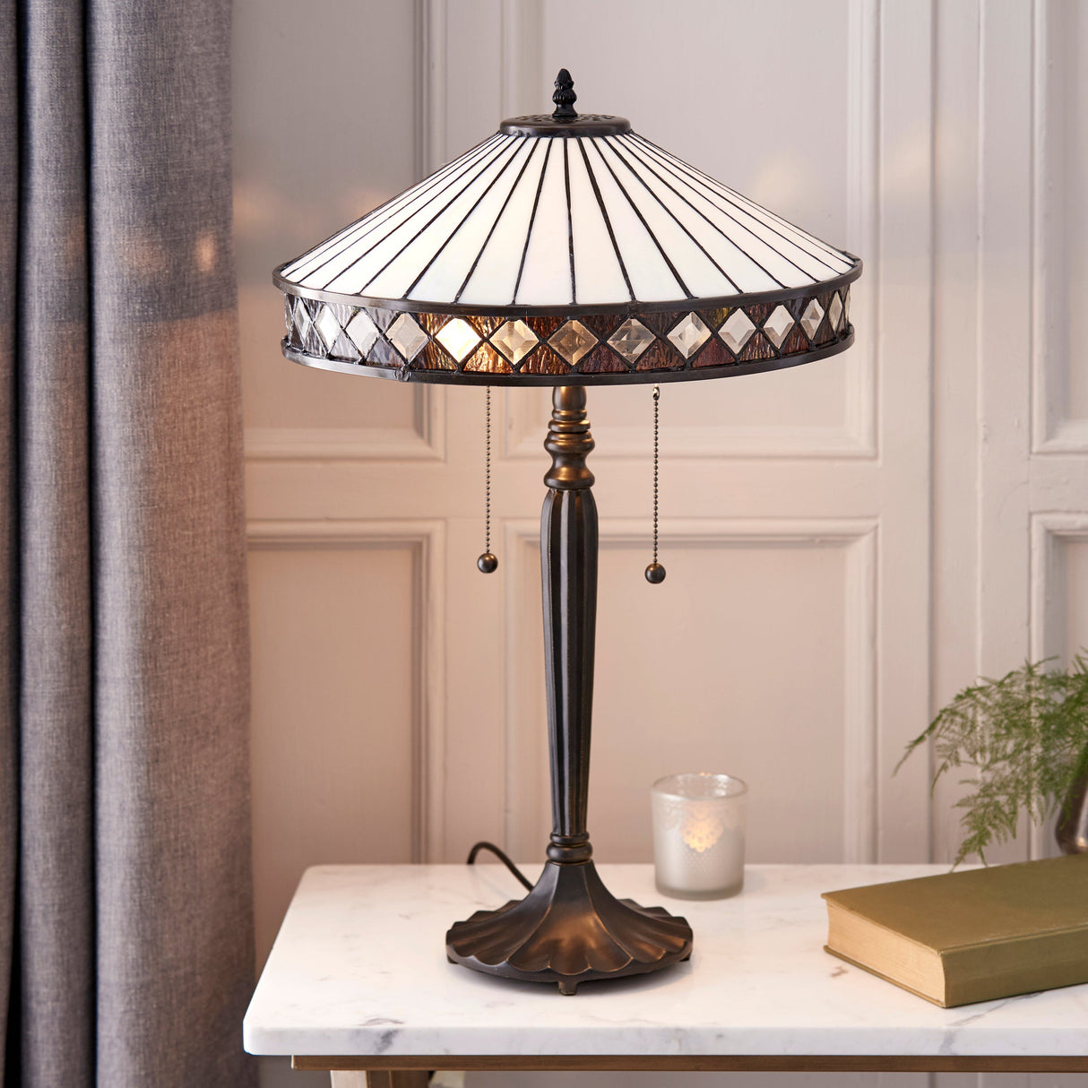 Tiffany Fargo Medium Table Lamp – from Amos Lighting + Home