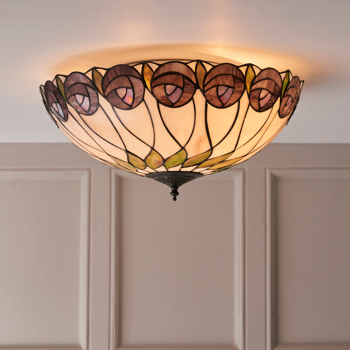 Tiffany Hutchinson Flush Ceiling Light – from Amos Lighting + Home