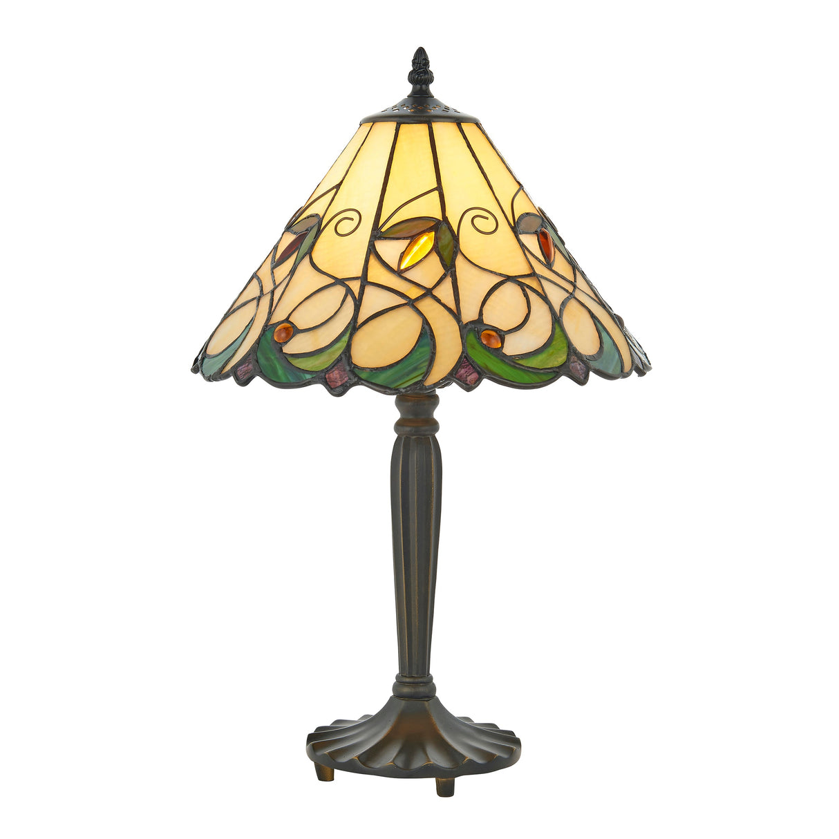 Tiffany Jamelia Small Table Lamp – from Amos Lighting + Home