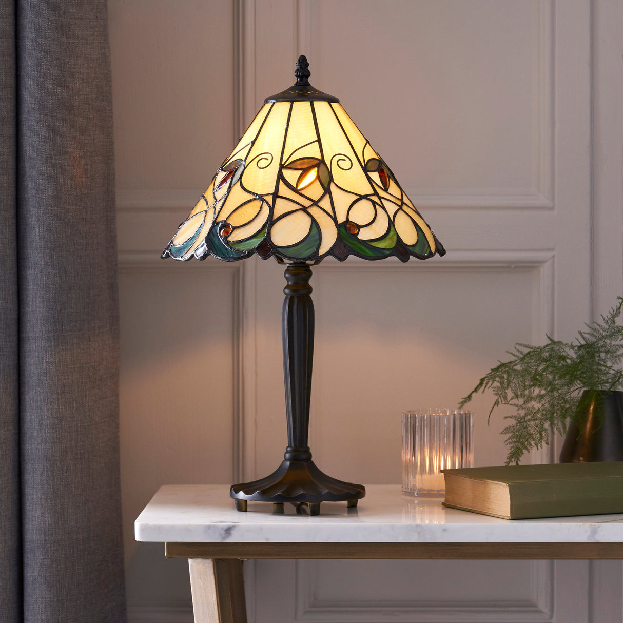 Tiffany Jamelia Small Table Lamp – from Amos Lighting + Home