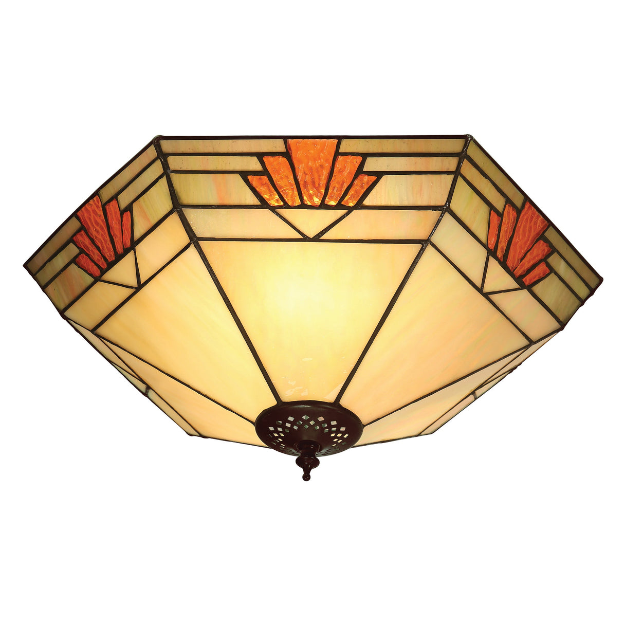 Tiffany Nevada Flush Ceiling Light – from Amos Lighting + Home