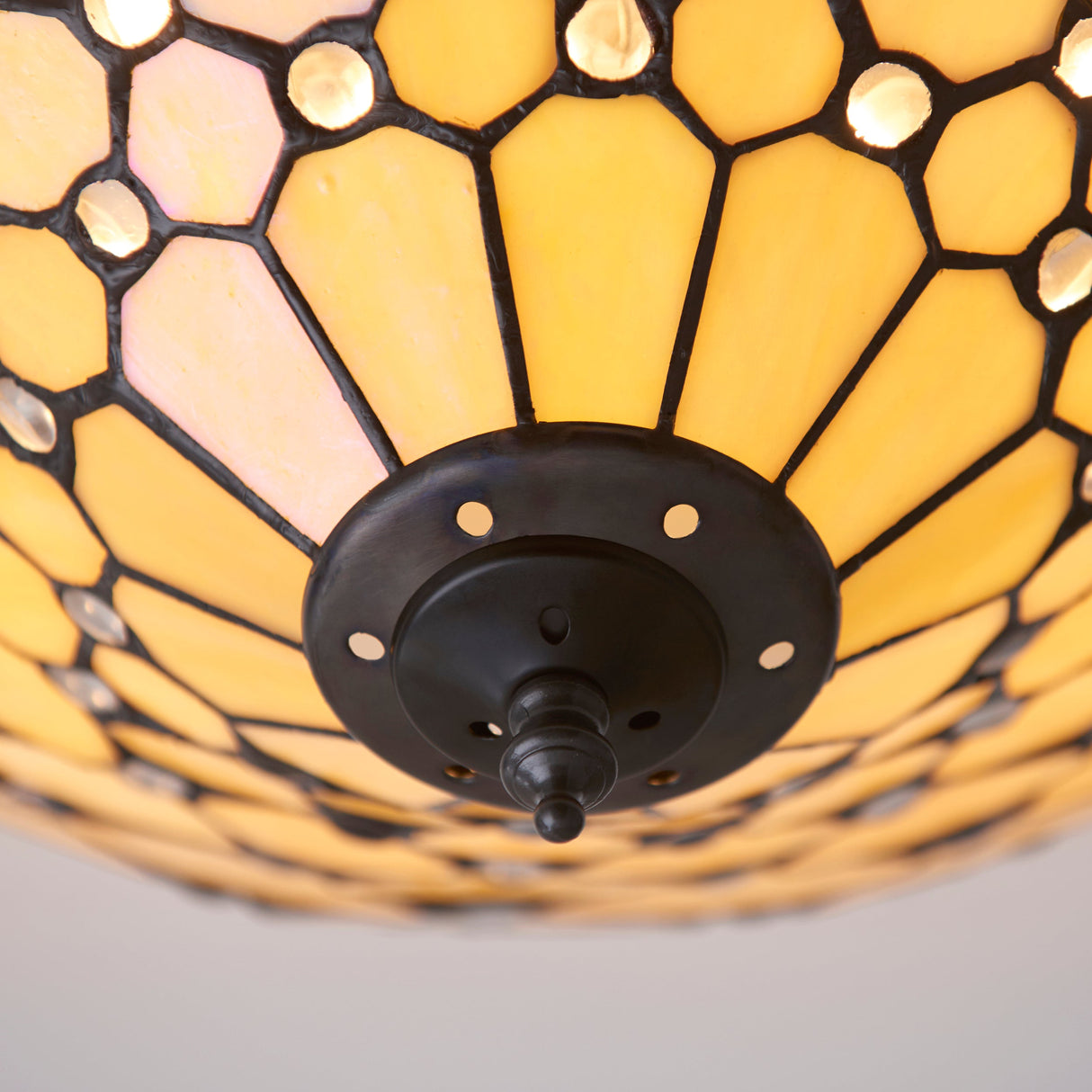 Tiffany Pearl Medium Flush Ceiling Light – from Amos Lighting + Home