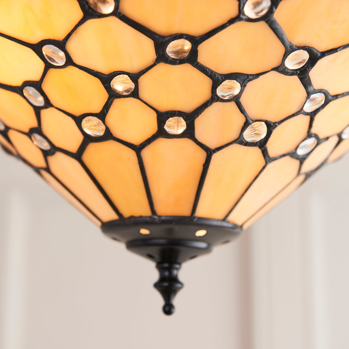 Tiffany Pearl Semi flush Ceiling Light – from Amos Lighting + Home