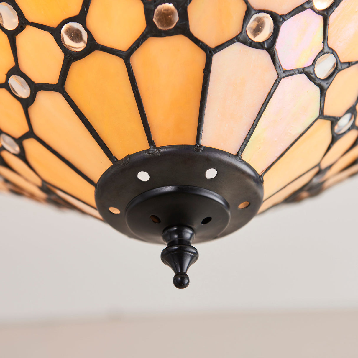 Tiffany Pearl Semi flush Ceiling Light – from Amos Lighting + Home