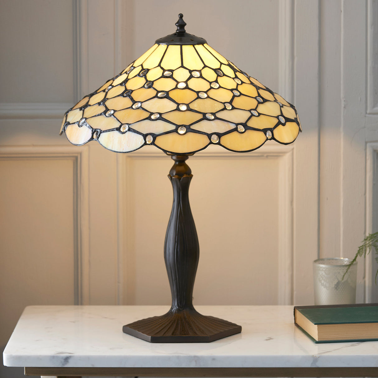 Tiffany Pearl Table Lamp – from Amos Lighting + Home
