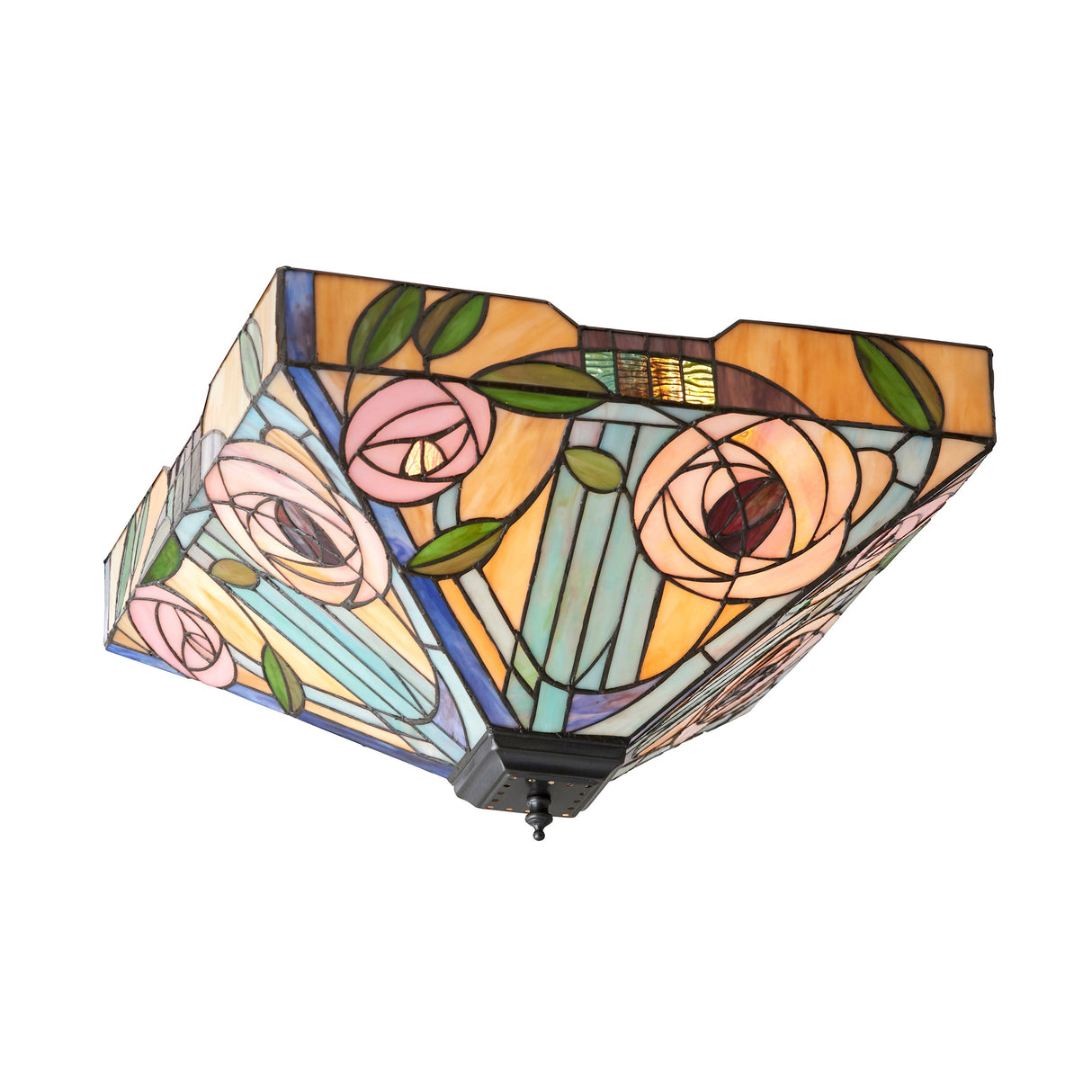 Tiffany Willow Flush Ceiling Light – from Amos Lighting + Home