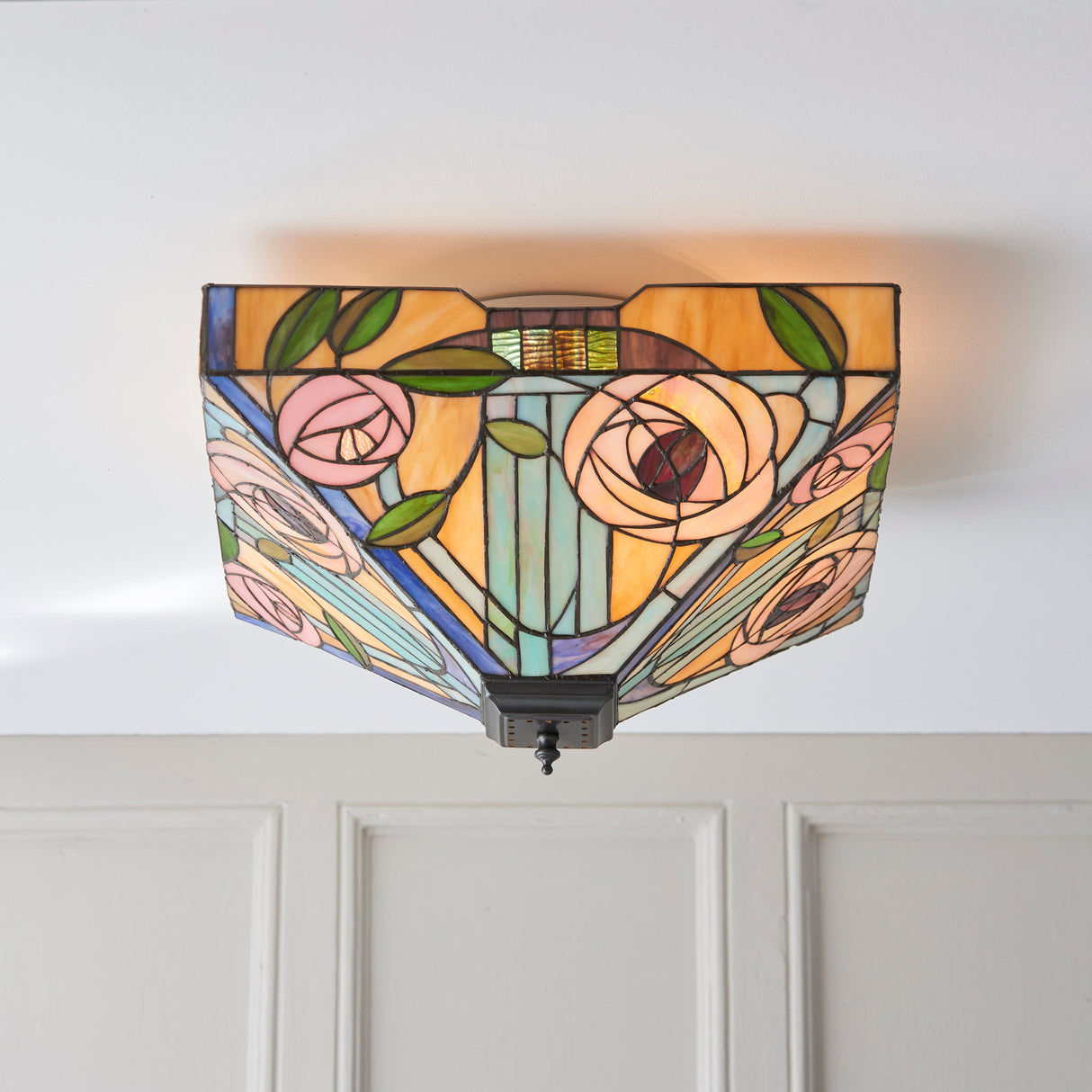 Tiffany Willow Flush Ceiling Light – from Amos Lighting + Home