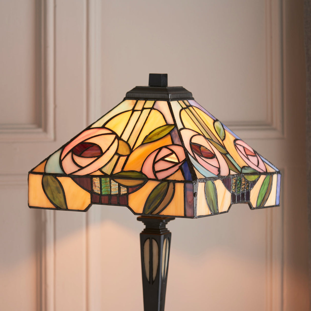 Tiffany Willow Small Table Lamp – from Amos Lighting + Home