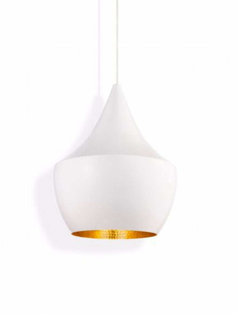 Tom Dixon Beat LED Fat Pendant - White – from Amos Lighting + Home