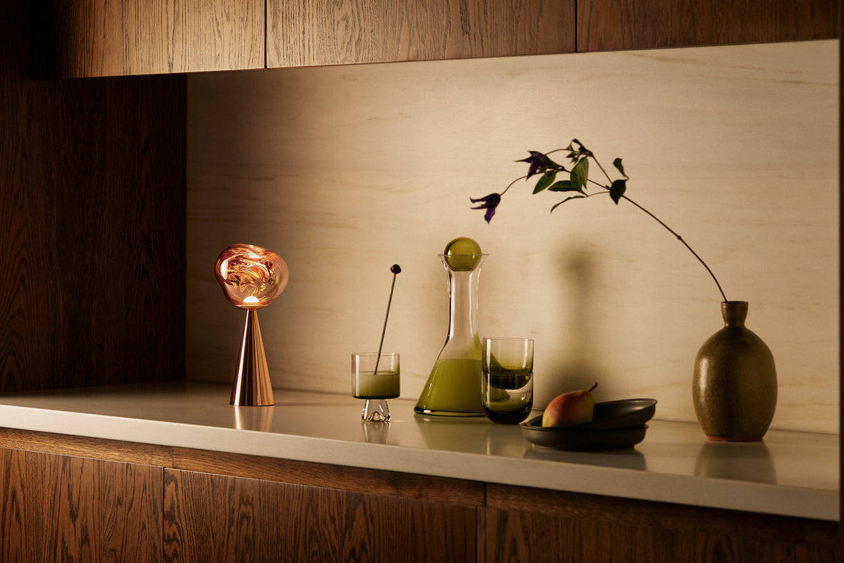 Tom Dixon Melt Portable Rechargeable Table Lamp Copper – from Amos Lighting + Home