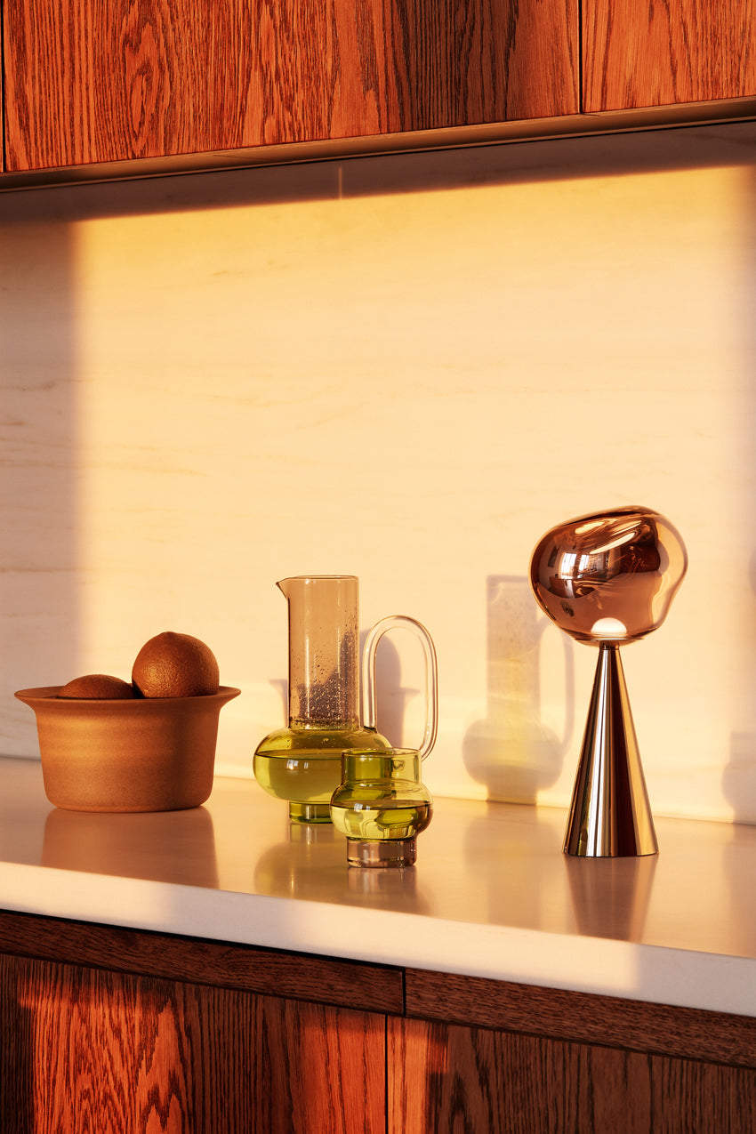 Tom Dixon Melt Portable Rechargeable Table Lamp Copper – from Amos Lighting + Home