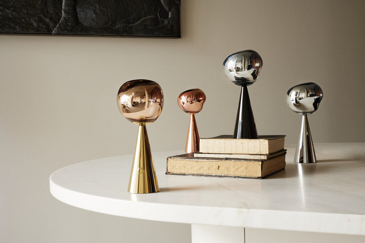 Tom Dixon Melt Portable Rechargeable Table Lamp Silver – from Amos Lighting + Home
