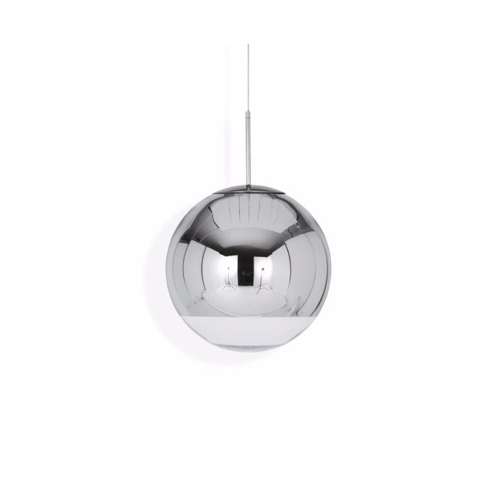 Tom Dixon Mirror Ball Pendant Chrome 40cm – from Amos Lighting + Home