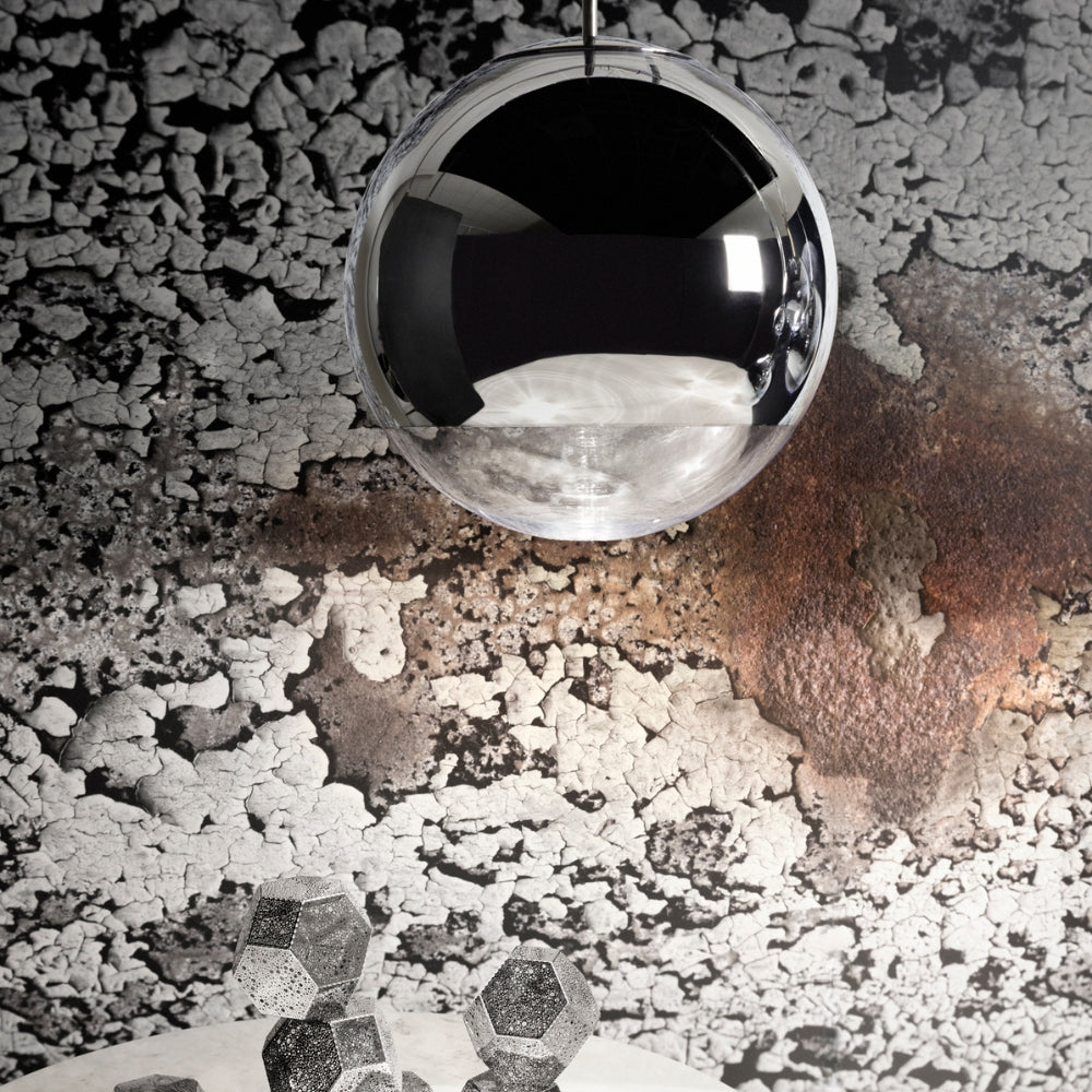 Tom Dixon Mirror Ball Pendant Chrome 50cm – from Amos Lighting + Home