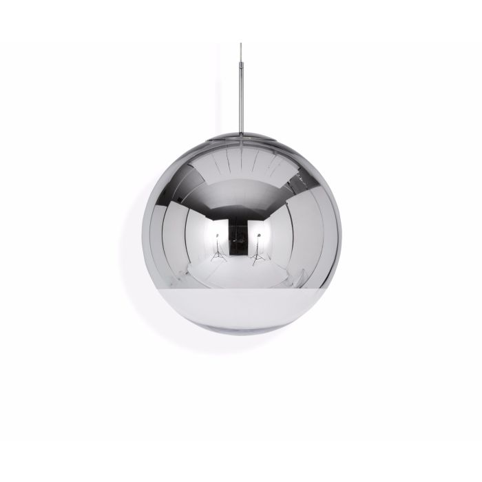 Tom Dixon Mirror Ball Pendant Chrome 50cm – from Amos Lighting + Home