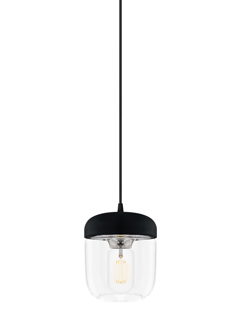 Umage Acorn Black & Polished Steel – from Amos Lighting + Home