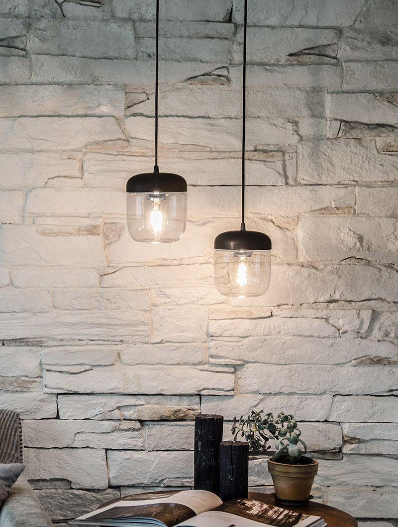 Umage Acorn Black & Polished Steel – from Amos Lighting + Home