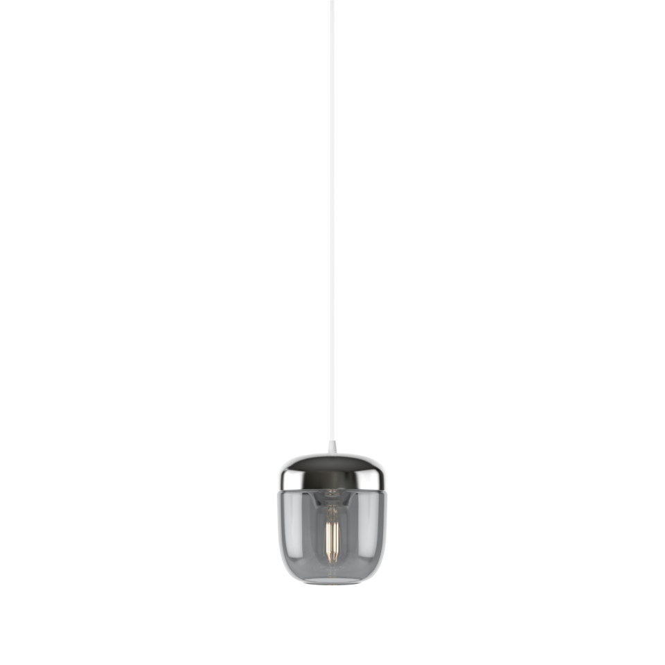 Umage Acorn Smoked Glass & Steel – from Amos Lighting + Home