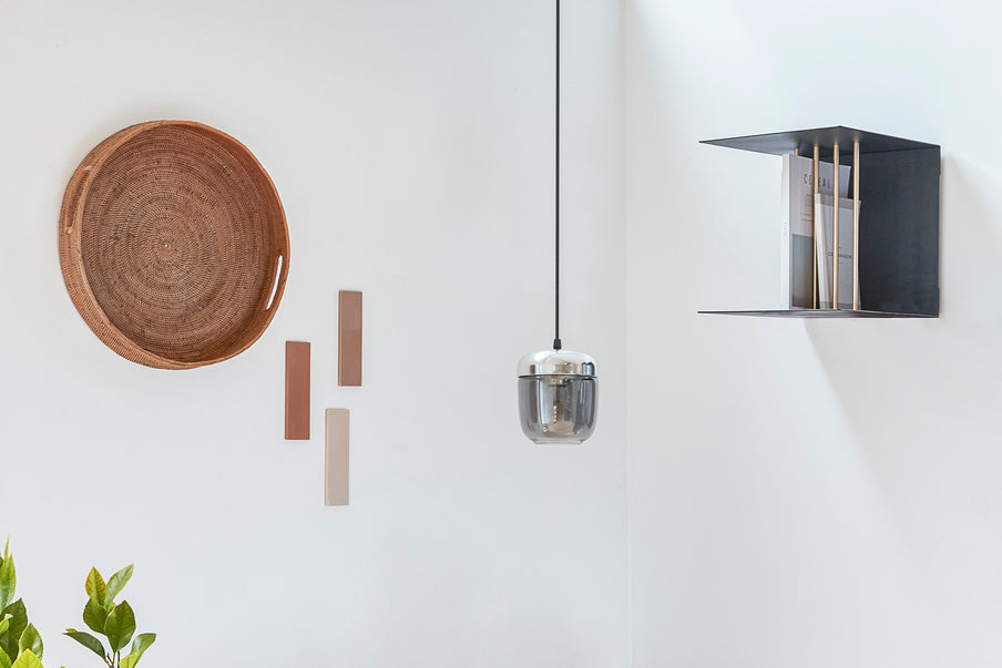 Umage Acorn Smoked Glass & Steel – from Amos Lighting + Home