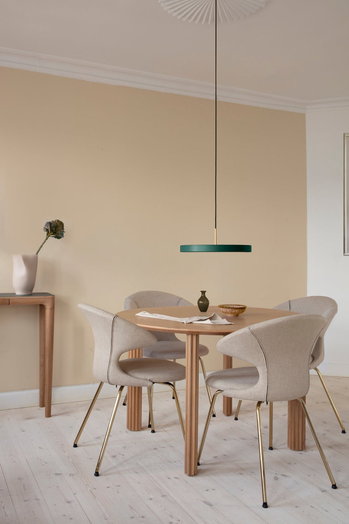 Umage Asteria Medium Pendant- Brass Top – from Amos Lighting + Home
