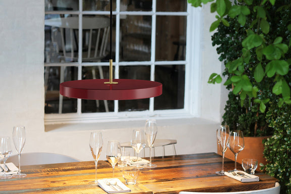 Umage Asteria Medium Pendant- Brass Top – from Amos Lighting + Home