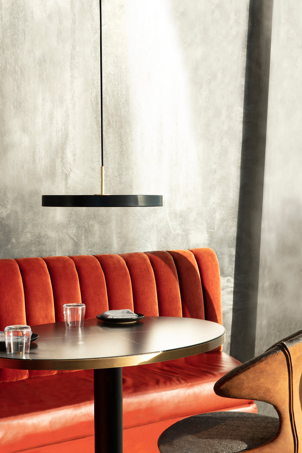 Umage Asteria Medium Pendant- Brass Top – from Amos Lighting + Home