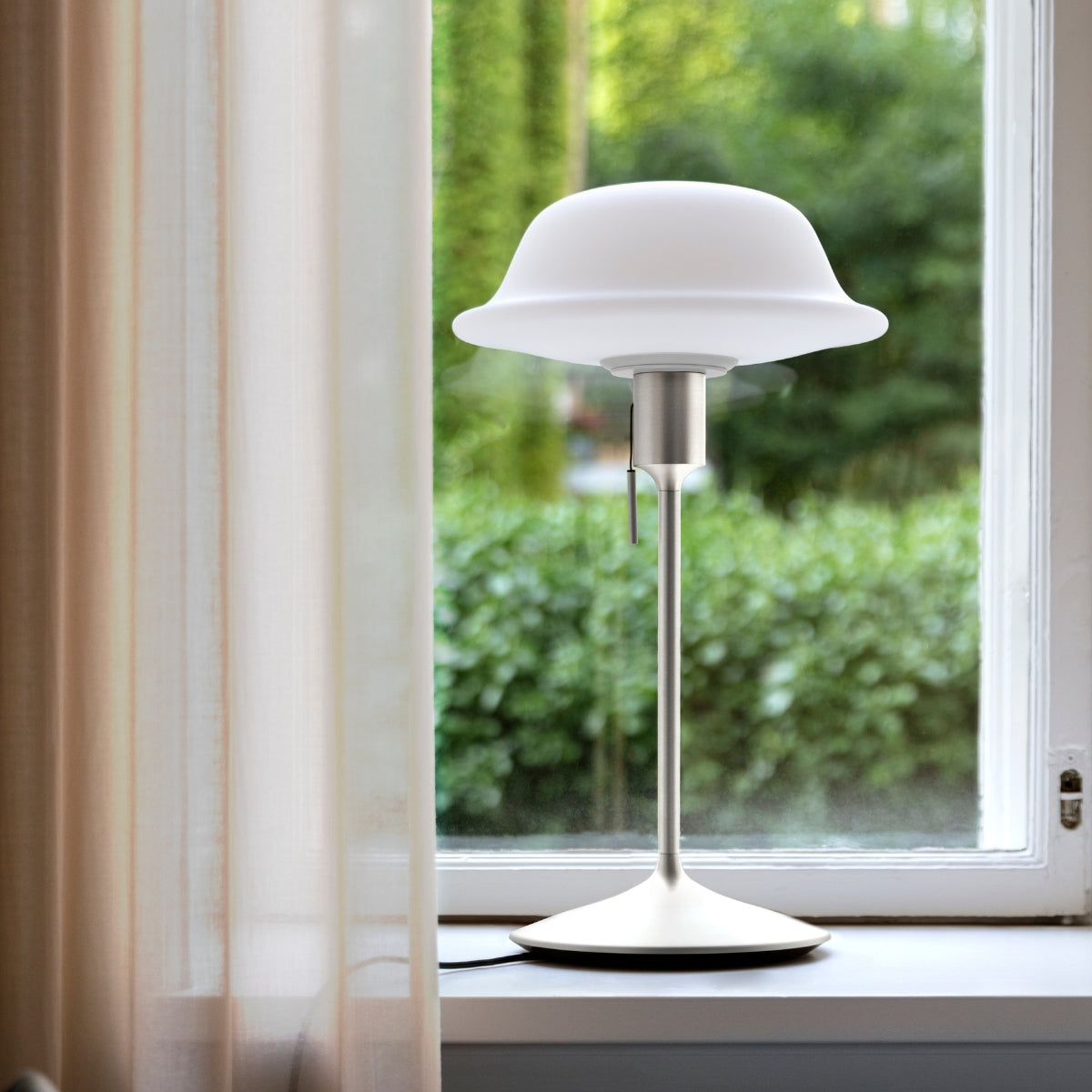 Umage Butler Table Lamp Brushed Steel – from Amos Lighting + Home