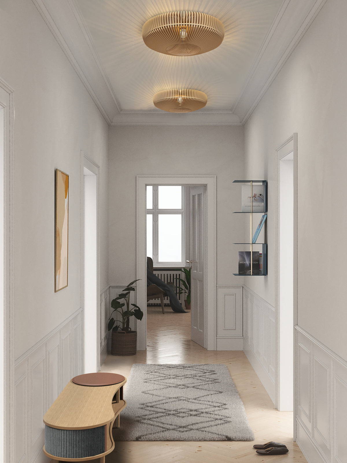 Umage Clava Up Wood Medium, Oak – from Amos Lighting + Home