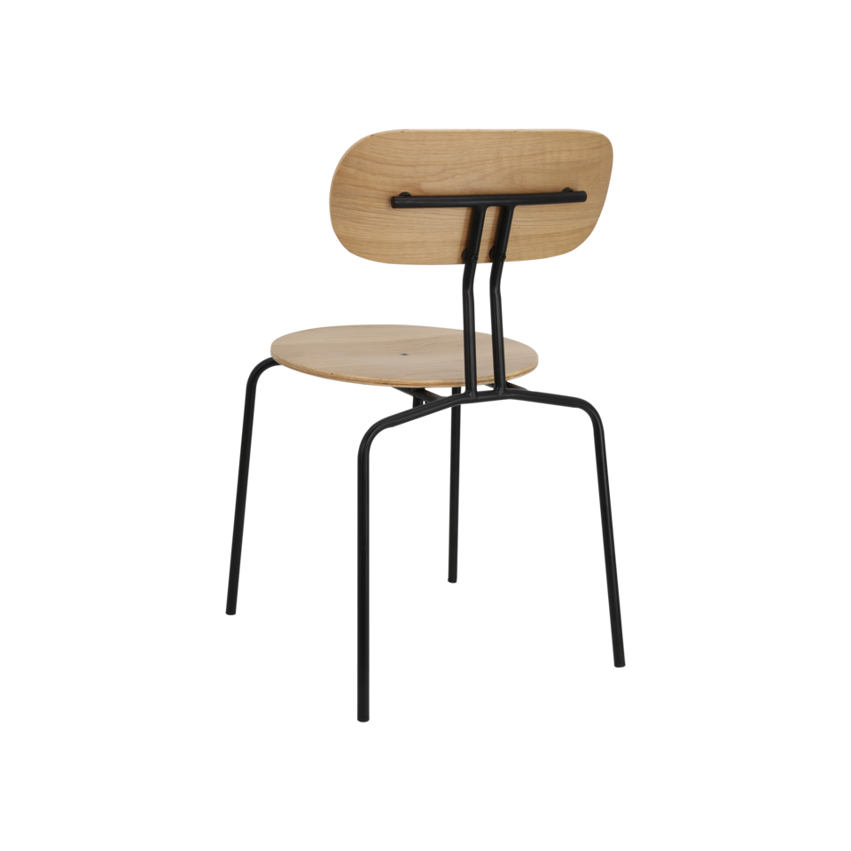 Umage Curious Oak Chair Black Powder Coated Legs – from Amos Lighting + Home