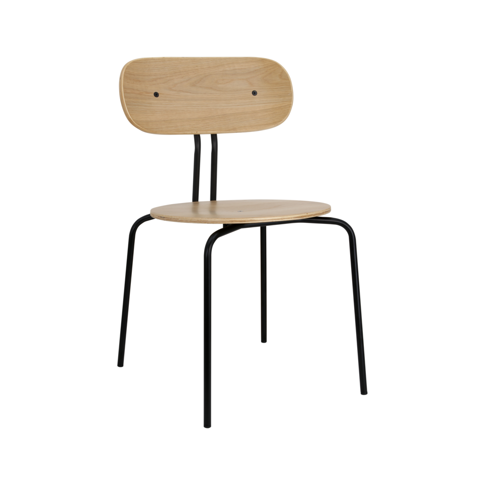 Umage Curious Oak Chair Black Powder Coated Legs – from Amos Lighting + Home