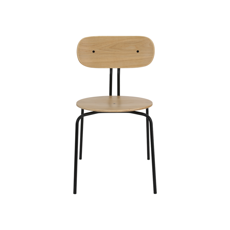 Umage Curious Oak Chair Black Powder Coated Legs – from Amos Lighting + Home