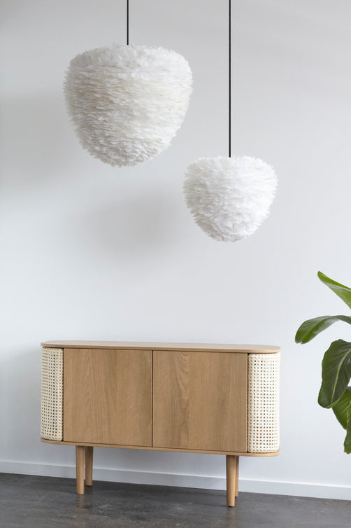 Umage Eos Evia Medium White Feather Shade – from Amos Lighting + Home