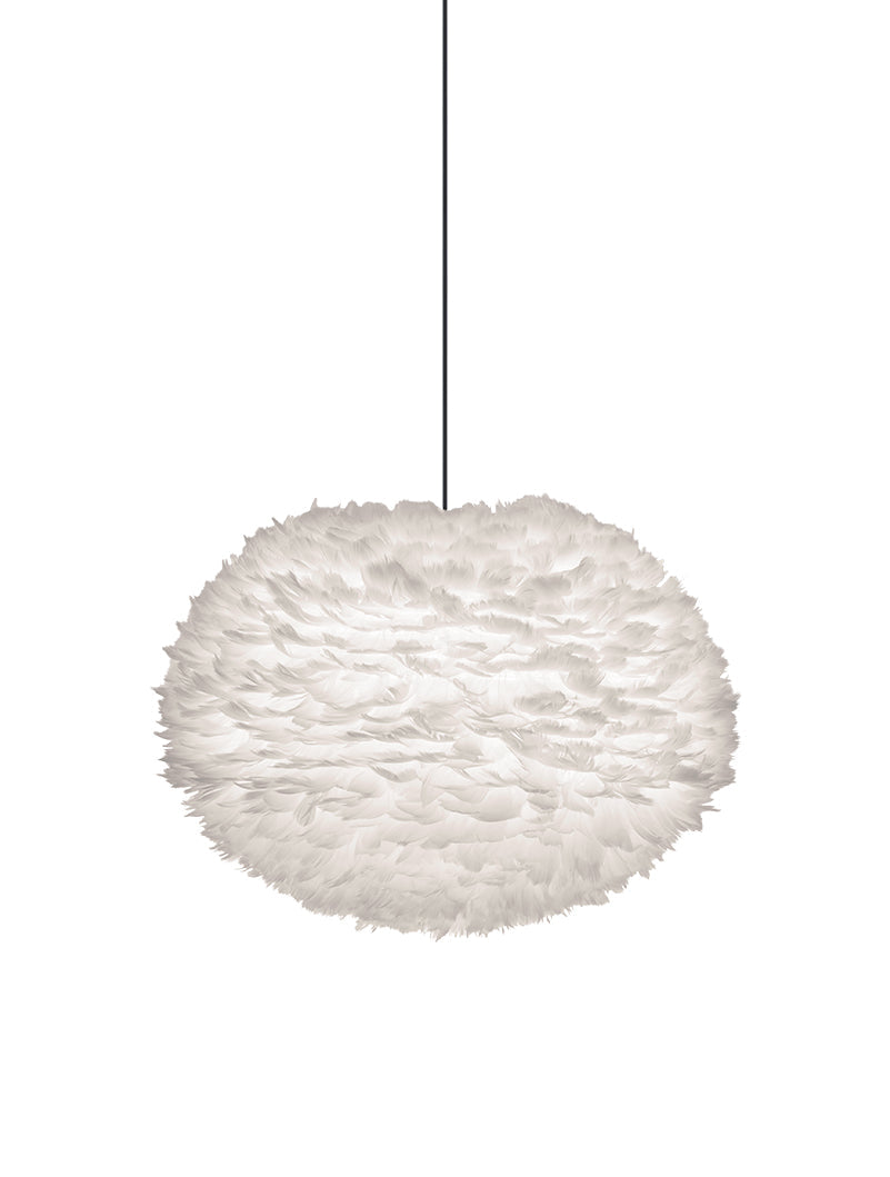 Umage Eos Medium White Feather Shade – from Amos Lighting + Home