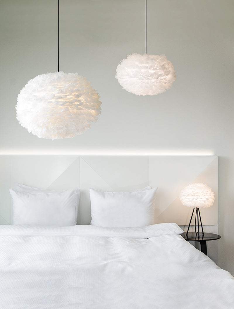 Umage Eos Mini White Feather Shade – from Amos Lighting + Home