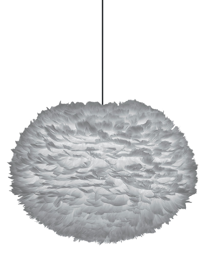 Umage Eos X-Large Light Grey Feather Shade – from Amos Lighting + Home