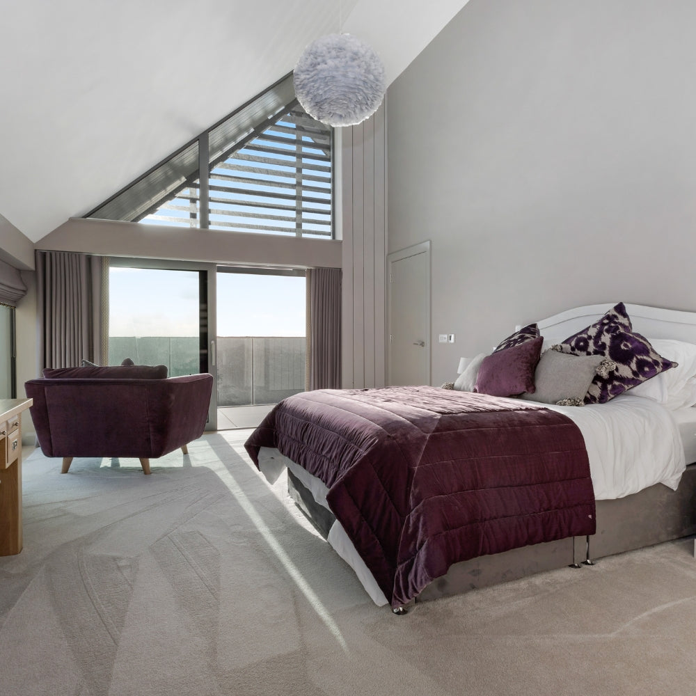 Umage Eos X-Large Light Grey Feather Shade – from Amos Lighting + Home