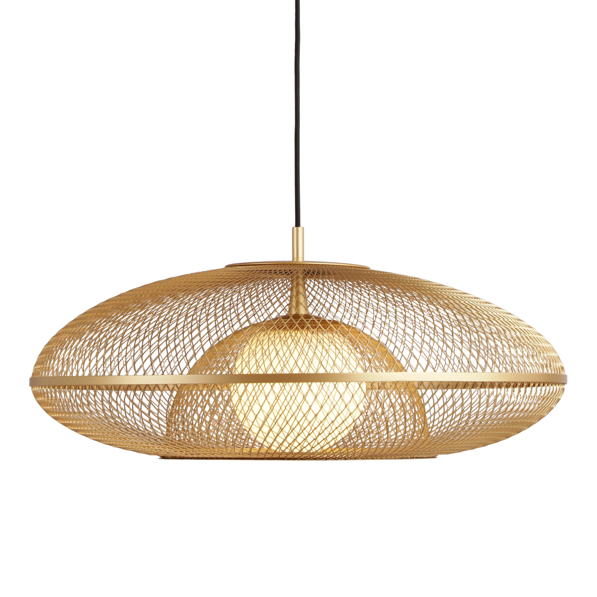 Umage Faraday Brass & Glass Pendant Large – from Amos Lighting + Home