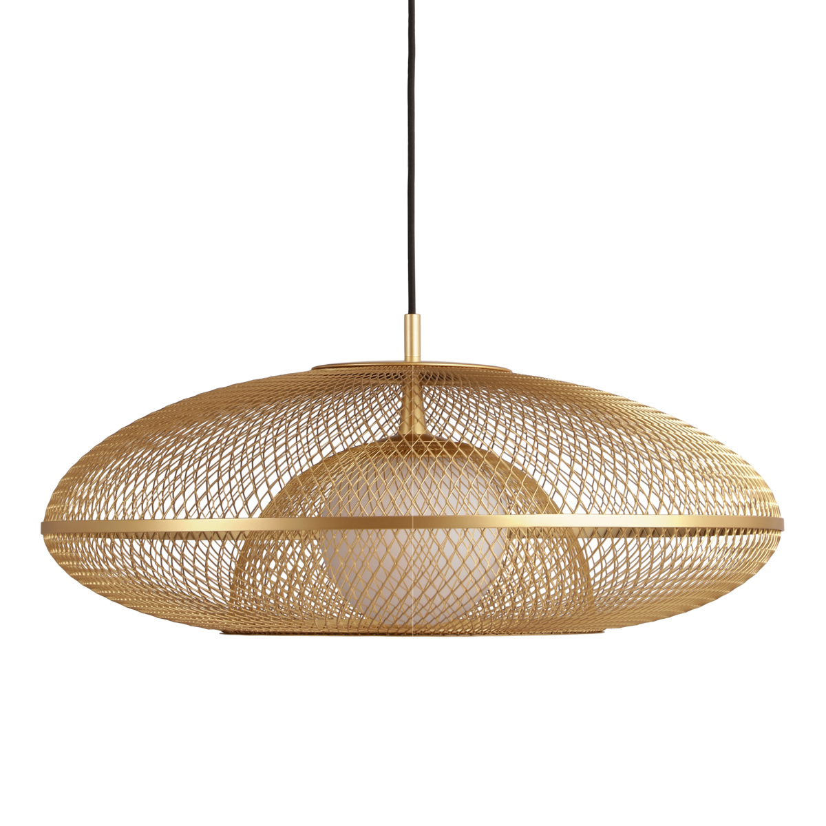 Umage Faraday Brass & Glass Pendant Large – from Amos Lighting + Home