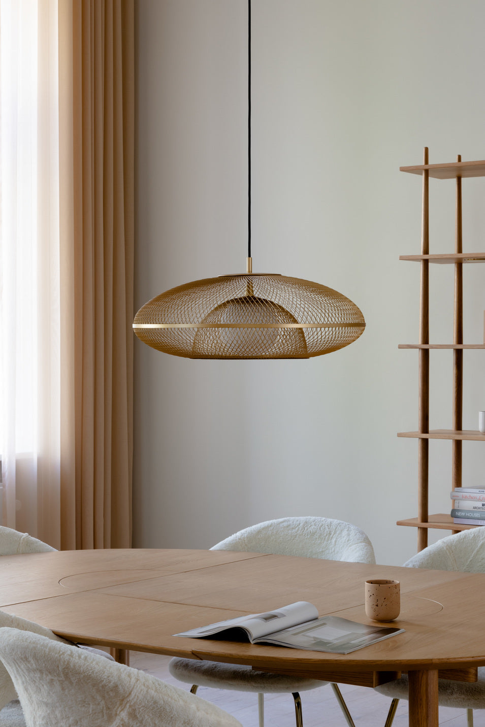 Umage Faraday Brass & Glass Pendant Medium – from Amos Lighting + Home