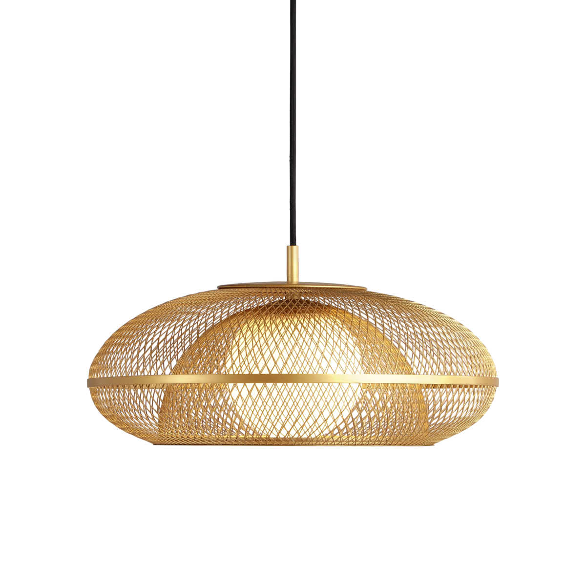 Umage Faraday Brass & Glass Pendant Medium – from Amos Lighting + Home
